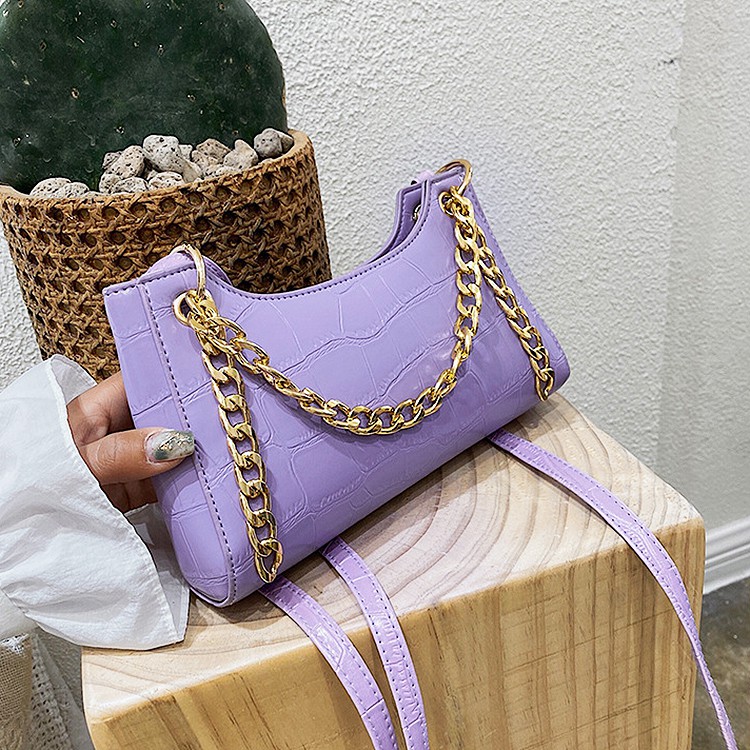 [NEW] TúI Kẹp Nách Kết Hợp Đeo Chéo Dây Xích Trẻ Trung X841