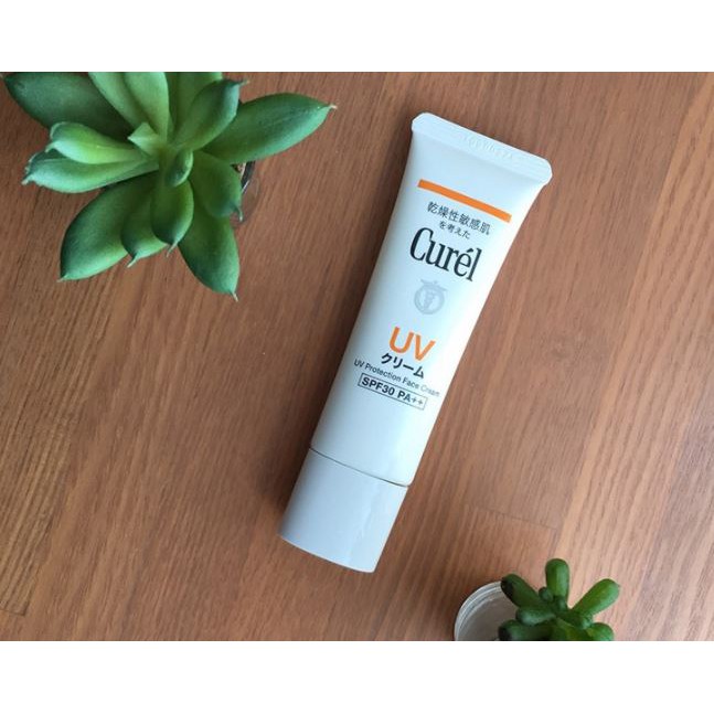 Kem Chống Nắng Cho Da Khô, Nhạy Cảm Curél UV Protection Face Cream SPF 30/PA++ 30g