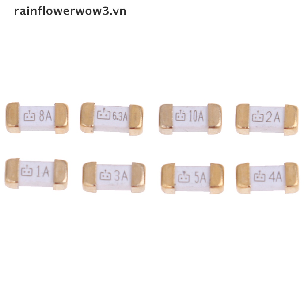 Set 10 cầu chi chuyên dụng 1808 125v 0451 SMD 1A đến 10A chất lượng cao