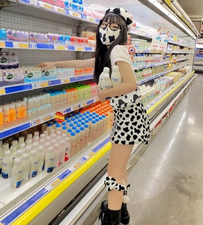 KHẨU TRANG BÒ SỮA // MOOO MASK