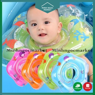 Phao bơi đeo cổ chống lật cho trẻ (Sơ sinh-3 tuổi) có quai tay cầm tập bơi đứng
