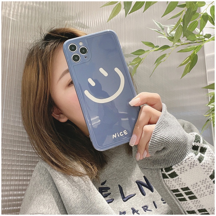Ốp điện thoại họa tiết mặt cười cho iPhone 6 6plus 6s 6splus 7 7plus 8 8plus x xs xr xsmax 11 12 13 pro max plus promax | BigBuy360 - bigbuy360.vn