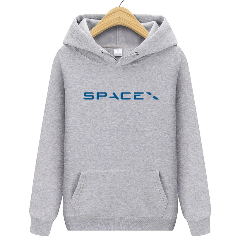 Áo Hoodie Dài Tay In Logo Spacex Space X Thời Trang Cho Nam Xs-4xl