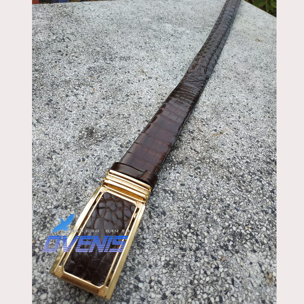 Thắt Lưng Nam Da Cá Sấu. Gai Lưng Rất Đẹp!