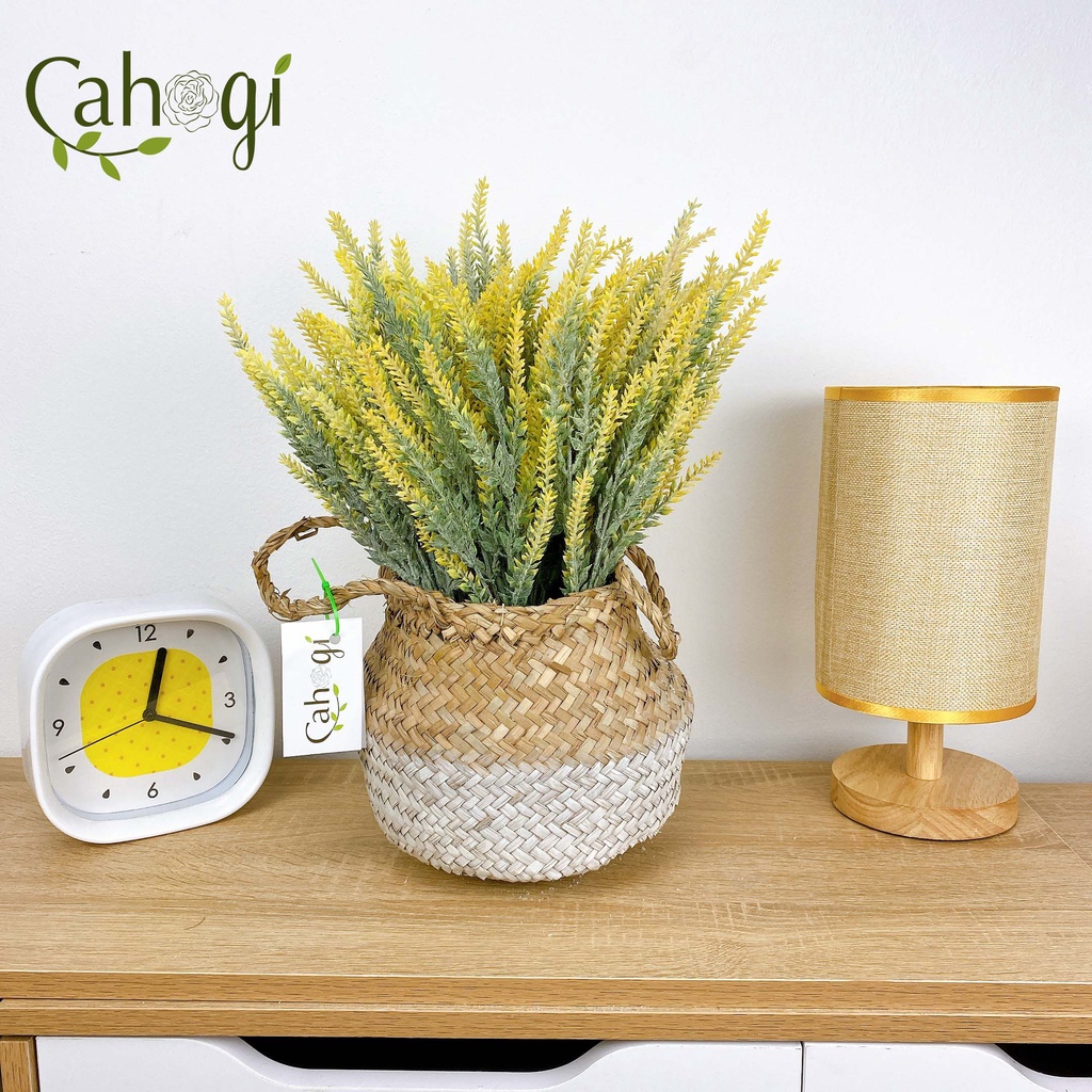 Hoa Giả - Cành Hoa Oải Hương Nhựa 35 CM