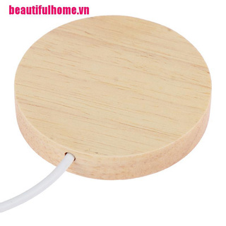 Đế Đèn LED Bằng Gỗ Pha Lê / Kính / resin