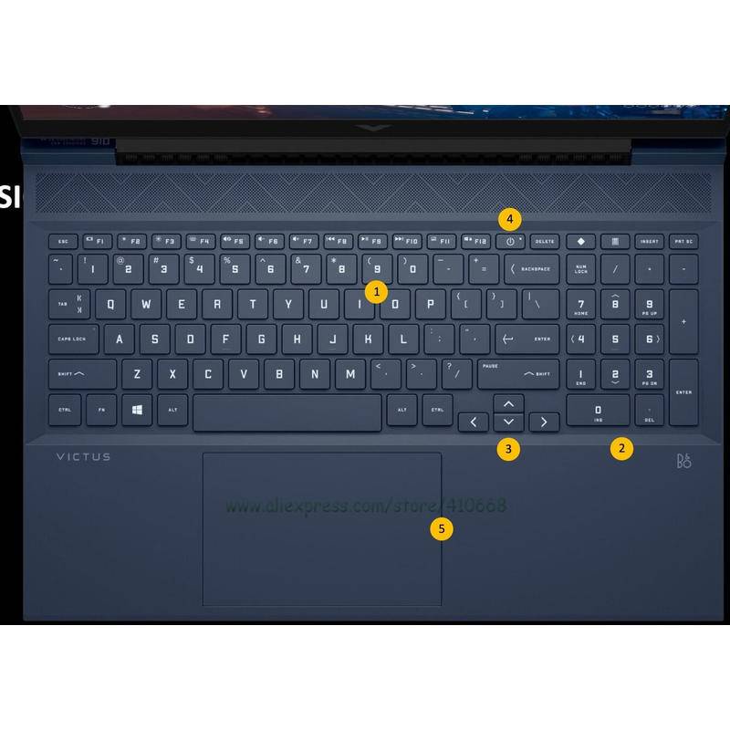 Miếng silicon bọc bàn phím máy tính HP Victus 16.1" 16 inch 2021