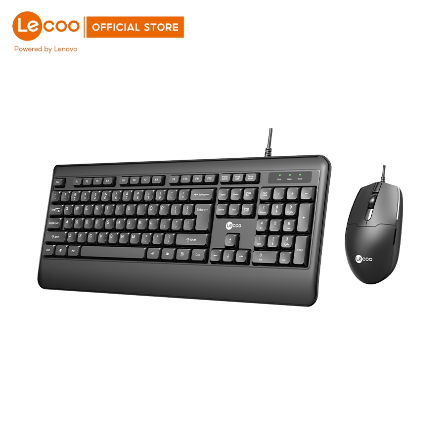 Bộ bàn phím và chuột văn phòng có dây Lecoo CM104