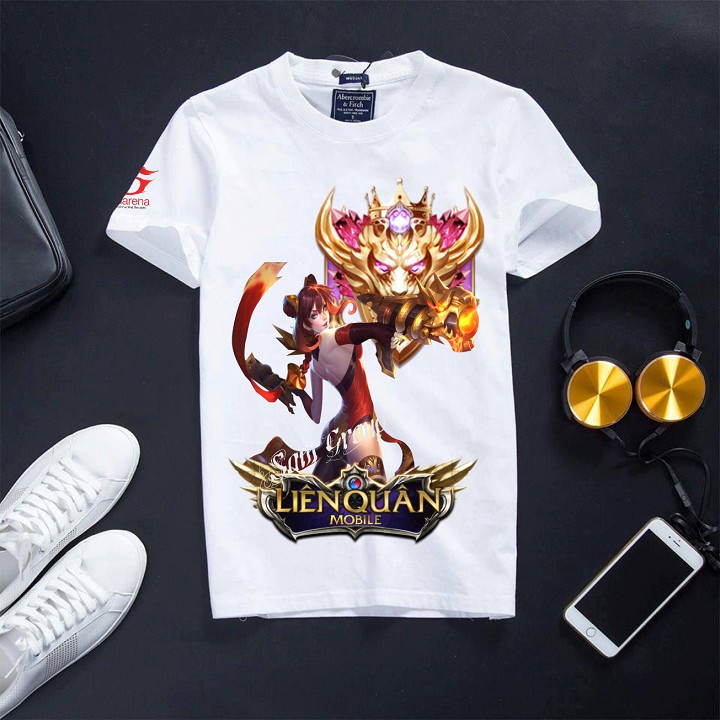 Áo Liên Quân Mobile Cotton cực đẹp - Violet pháo hoa