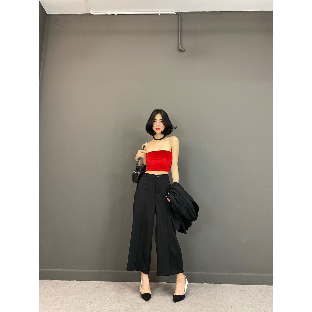Áo Ống Nhung Đỏ - YA017150