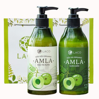 Dầu Gội Dầu Xả Amla Loco 300ML*2 Kích Mọc Ngăn Rụng Tóc Chính Hãng 100%