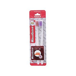 Bộ 2 bàn chải Oral-Clean Touch siêu mềm mảnh
