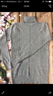 Áo len cổ lọ nam