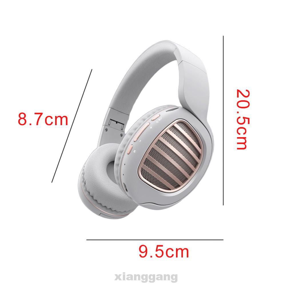 Foldable Portable Hands Free Noise Reduction Adjustable Size Home Travel Bluetooth 5.0 Wireless Headphone