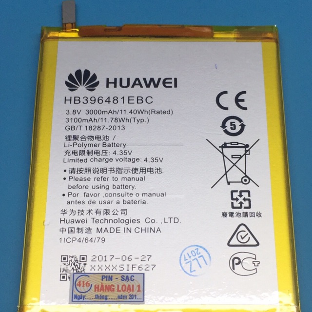Pin Huawei Y6ii