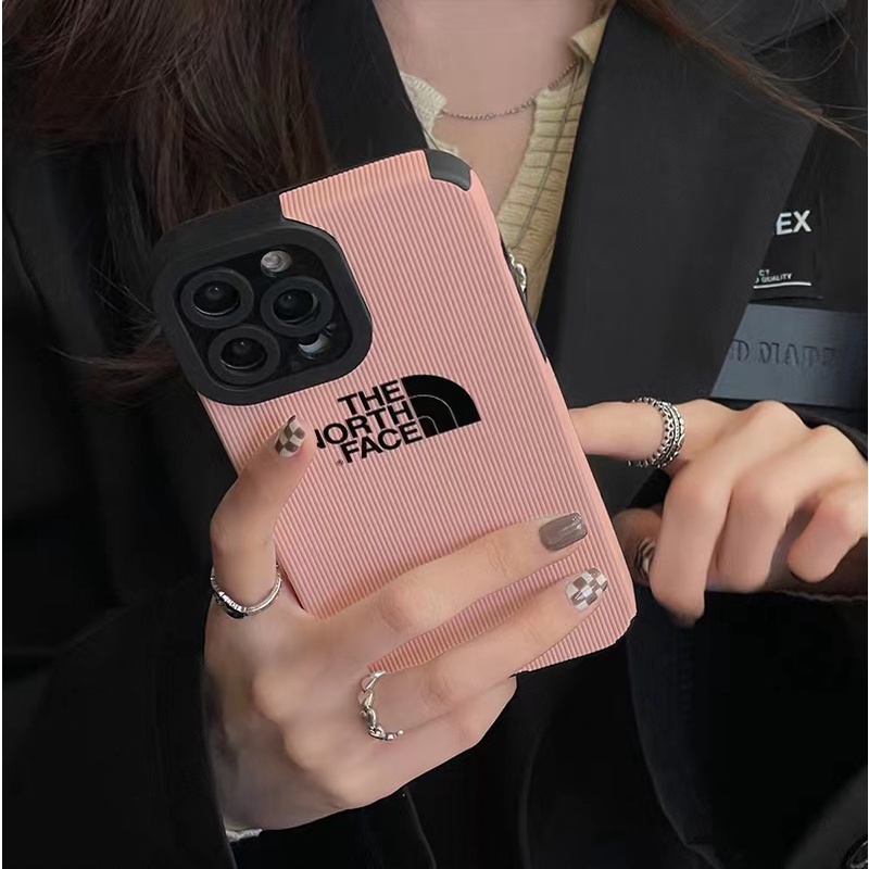 Sang Trọng Ốp Điện Thoại Da Họa Tiết the north face Cho iphone 13 Pro Max i13 13pro 11 Pro Max i11 iX Xs XR Xs Max 7plus 8plus 12Pro 12 Pro Max