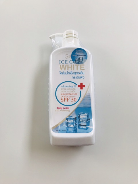 Dưỡng thể trắng da và chống nắng seren ice cool white body thái lan 700 ml | BigBuy360 - bigbuy360.vn