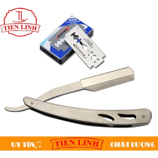 [FREESHIP] Dao cạo râu chuyên nghiệp + Hộp 10 dao lam hai mặt