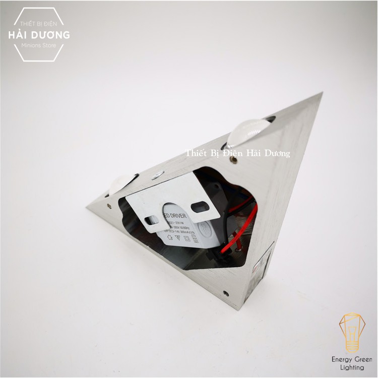 Combo 10 Đèn Trang Trí Gắn Tường Decor Phong Cách Bắc Âu Tàu Con Thoi DT-235 5 Mắt Ánh Sáng Nhiều Màu