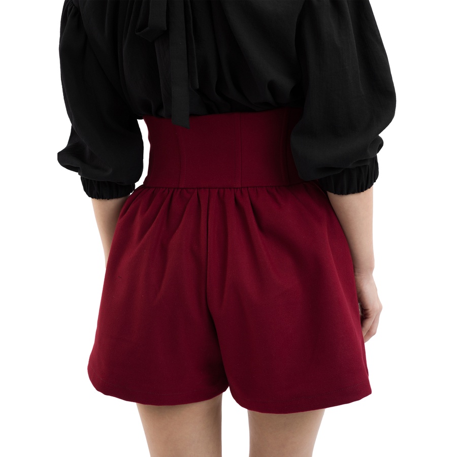 Là min - Quần Red Corset Shorts