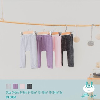 Quần nỉ chun gấu cho trẻ 3 tháng đến 3 tuổi littlelove - ảnh sản phẩm 3