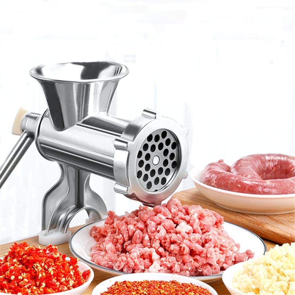 Máy Xay Thịt Bằng Tay Đế Kẹp Bàn, Dụng Cụ Xay Thịt Cầm Tay Đa Năng Không Gỉ, Nhỏ Gọn, Tiện Dụng