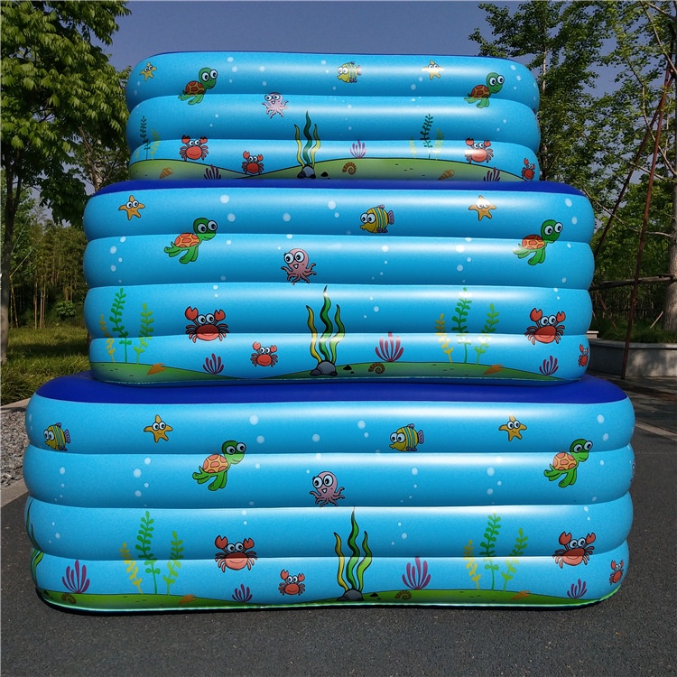Hồ bơi mini giá rẻ, bể phao bơi 3 tầng cho bé - Đầy đủ kích thước