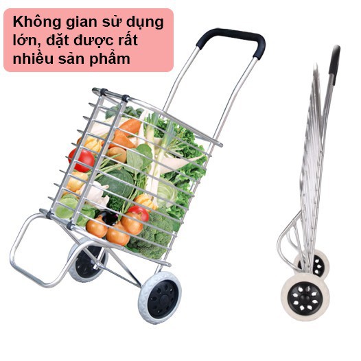 Xe đẩy hàng, đi chợ gấp gọn