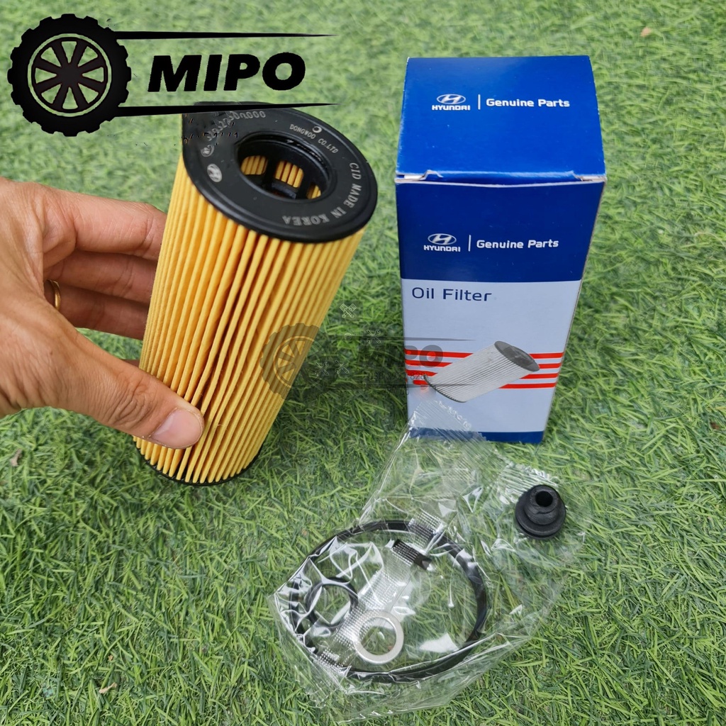 Lọc nhớt, lọc dầu động cơ (Diezel) Xe Santafe (2021-2022), Sorento (2021-2022), Carnival (2021-2022) (Mã: 263202R000 )