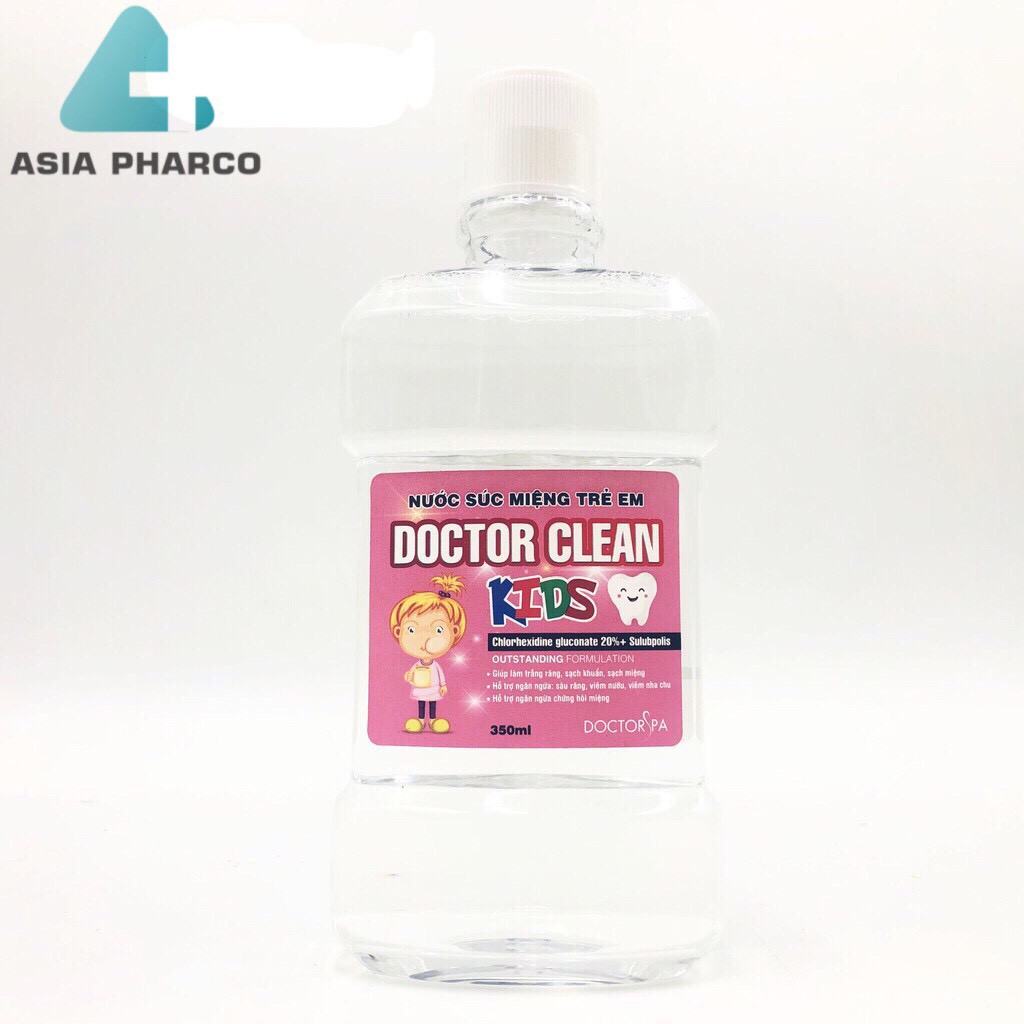 NƯỚC SÚC MIỆNG TRẺ EM DOCTOR CLEAN KIDS 350ML