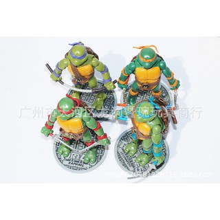 Set 4 Mô Hình Nhân Vật Ninja Rùa Tmnt2012