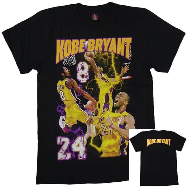 Áo Thun Cotton Tay Lỡ In Hình Kobe Bryant 8 / 24 Thời Trang Cá Tính