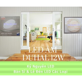 Đèn LED âm trần Duhal 6-12W