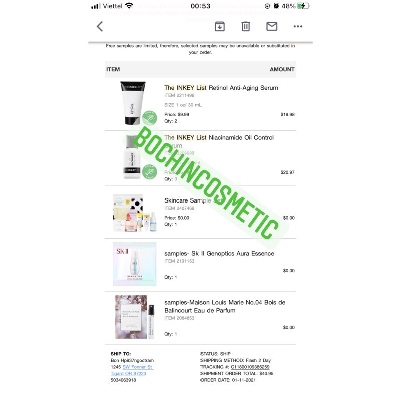Serum The Inkey List Niacinamide - Tinh chất giảm mụn kiềm dầu mờ thâm | BigBuy360 - bigbuy360.vn