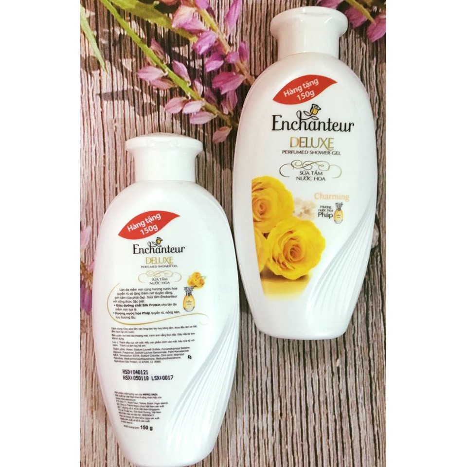 Sữa Tắm Trắng Và Dưỡng Ẩm Enchanteur Charming
