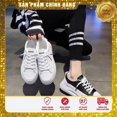 GIÀY THỂ THAO NỮ XINH XẮN. KIỂU DÁNG THỂ THAO NĂNG ĐỘNG. ĐỘN ĐẾ 4CM TĂNG CHIỀU CAO HIỆU QUẢ.