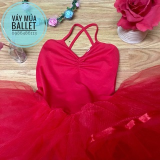 Váy múa ballet hai dây (có sỉ từ 5c)