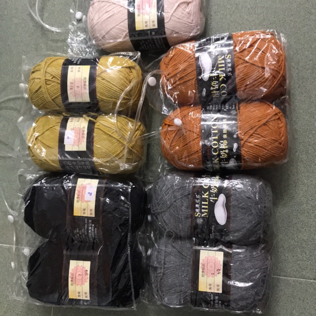 Len milk cotton loại 1