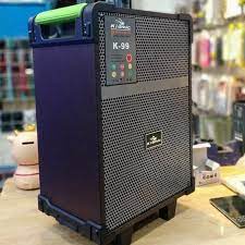 Loa kéo Kiomic K99 bass 20 ốp da cực đẹp - kèm 2 mic không dây UHF