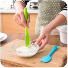 [CỠ LỚN] Spatula - Phới Dẹt Trộn Vét Bột Bằng Silicon Đúc Nguyên Khối 28CM