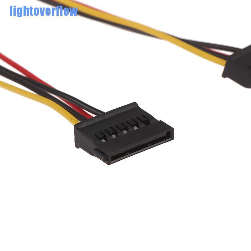 Dây cáp chia nguồn chữ Y cho ổ cứng ide molex sang 2 serial ata sata y 4pin