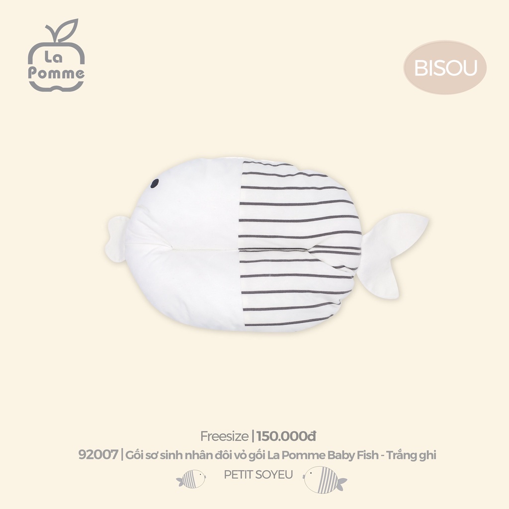 Gối sơ sinh La pomme cho bé