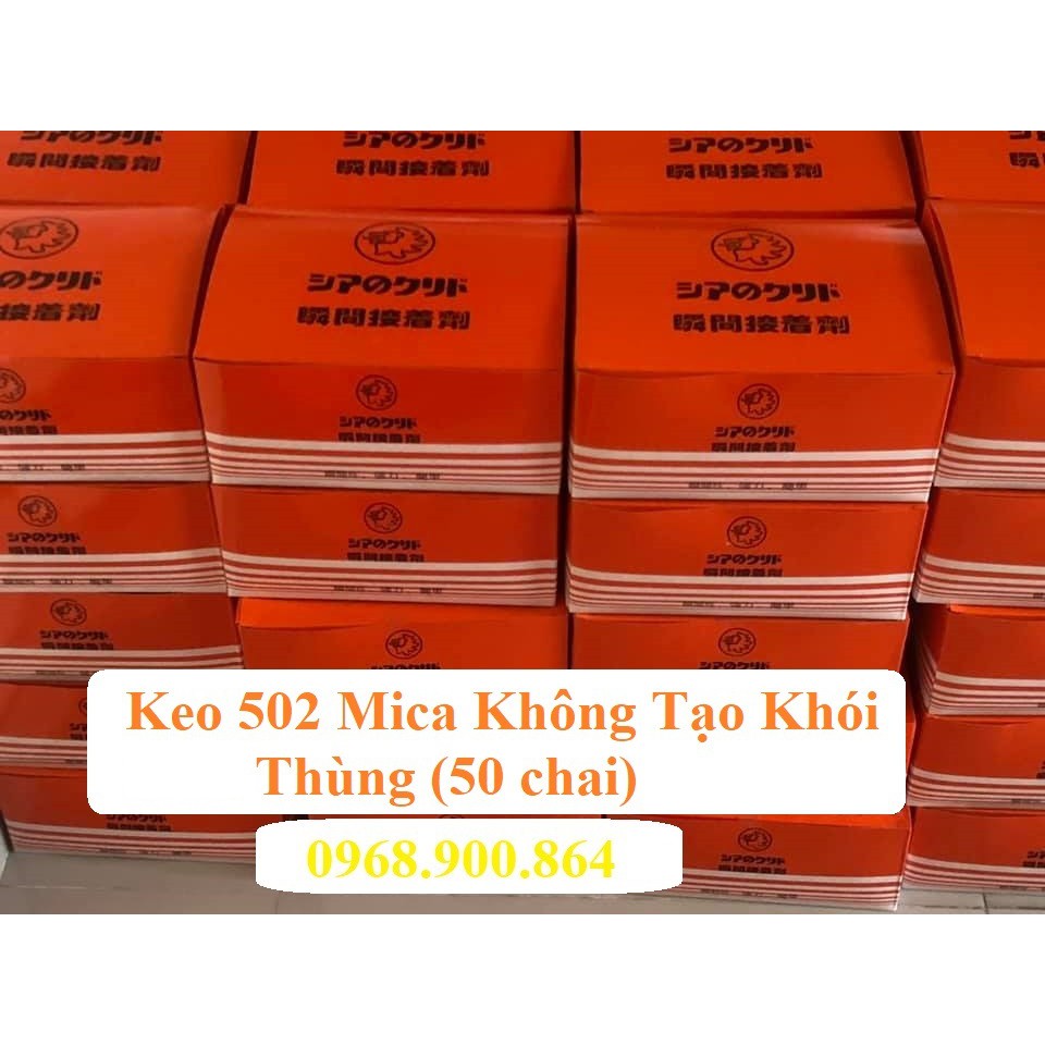 [FREE SHIP] Keo Dán 502 Cyanoacrylate không tạo khói ( Keo Dán Mica , Keo Dính Sư Tử Cam )