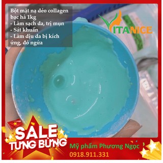 Mặt nạ thạch bạc hà (bịch 1kg)