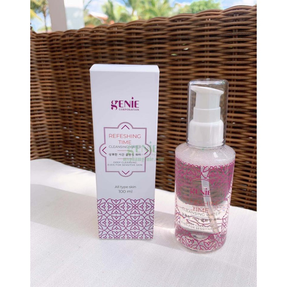 NƯỚC TẨY TRANG KHÔNG CỒN GENIE MAKE UP REMOVER WATER 100ML CHÍNH HÃNG - 6202