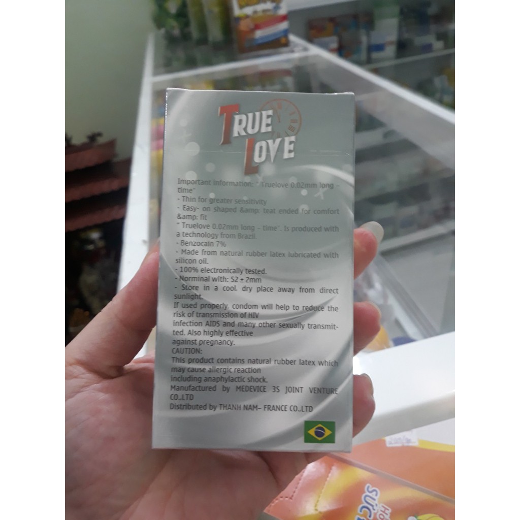 Bao cao su TRUE LOVE   – Hộp 10 chiếc