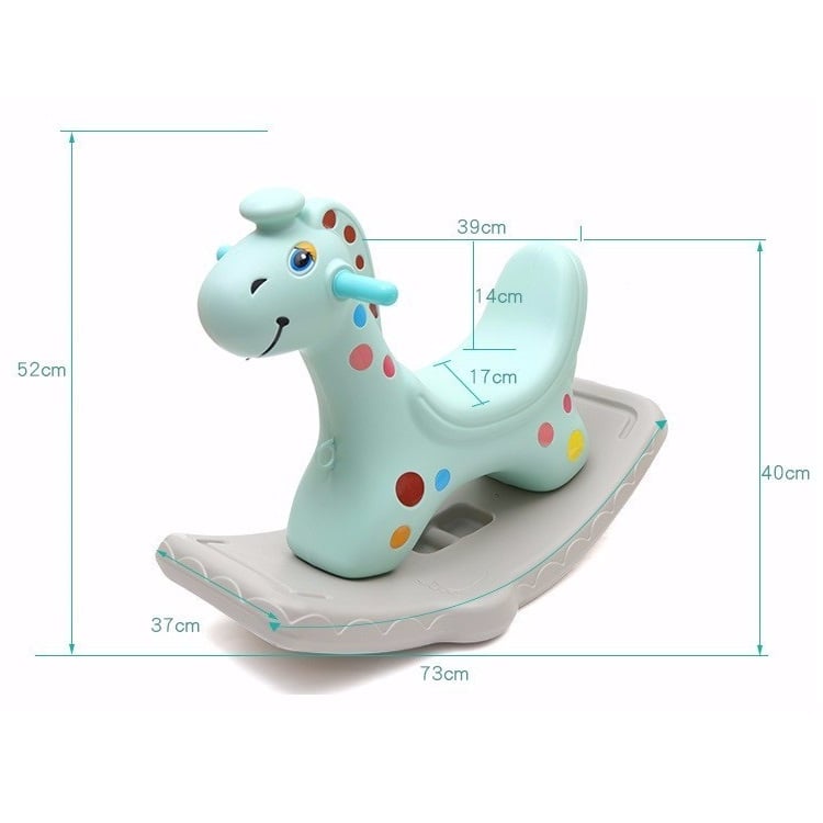 Đồ Chơi Ngựa Bập Bênh Kiêm Xe Chòi Chân Cho Bé