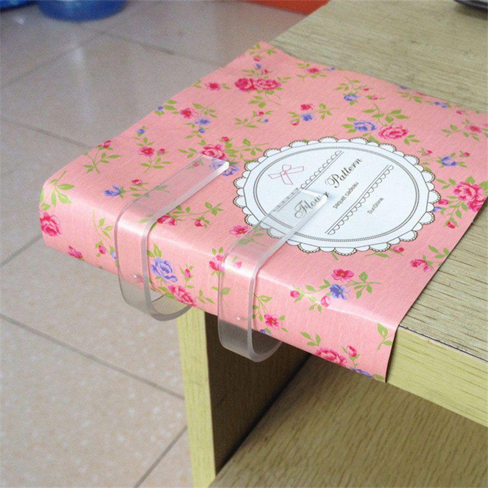 Kẹp Khăn Trải Bàn Bằng Nhựa Trong Suốt Tiện Dụng Thời Trang