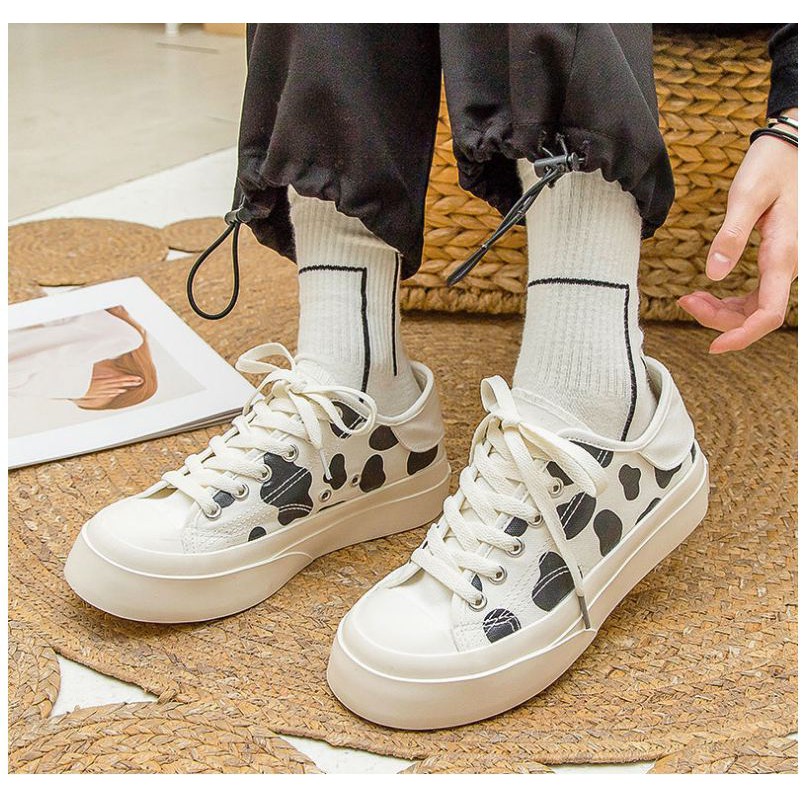 Giày Thể Thao Nữ Trắng Milk Dễ Thương siêu hot 2021