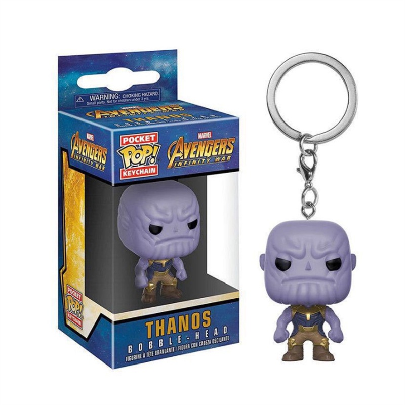 Móc Khóa Funko POP Hình Nhân Vật Siêu Anh Hùng Marvel Avengers 3